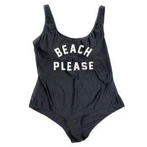 Rue21 Black One Piece Swimsuit